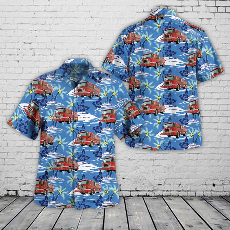 Taylorsville, North Carolina, Alexander County EMS Hawaiian Shirt