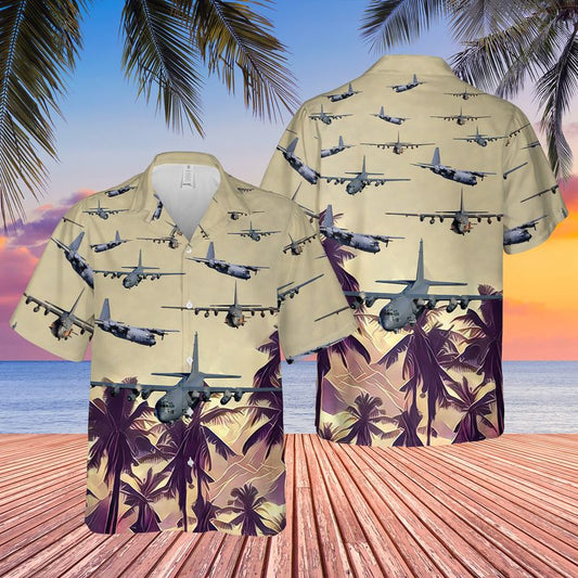 US Air Force Lockheed AC-130 Hawaiian Shirt