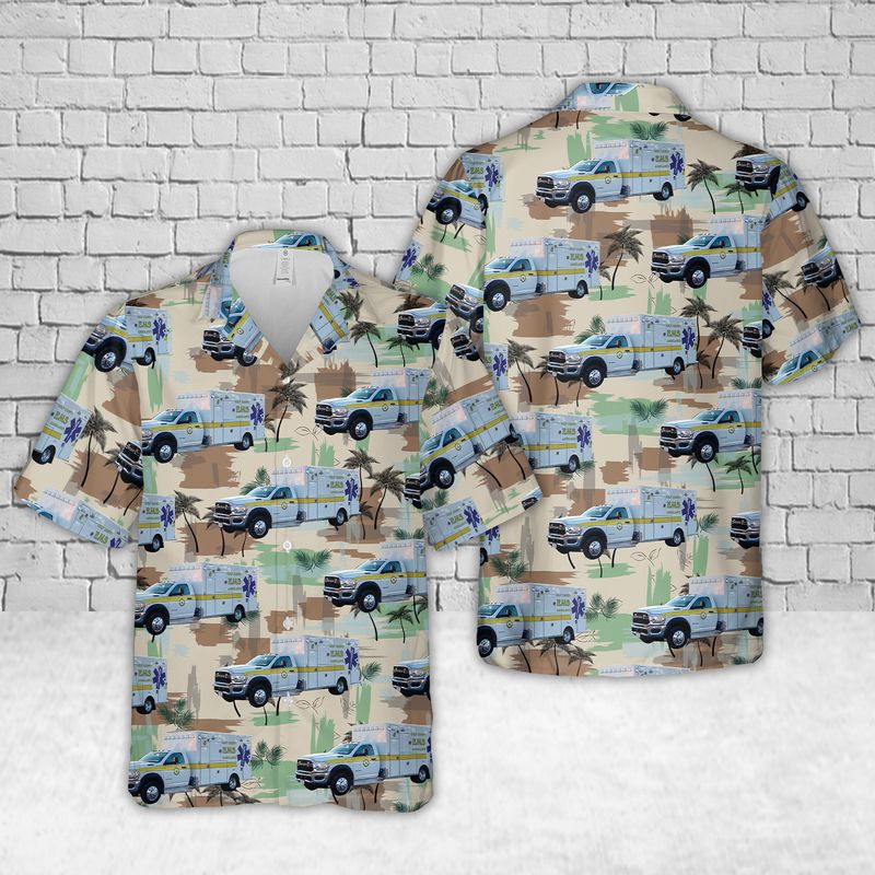 Gulf County EMS Florida Hawaiian Shirt
