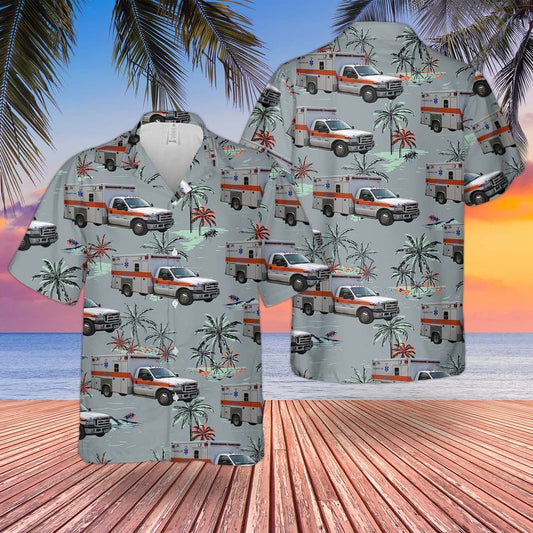 Tennessee Cumberland County EMS Hawaiian Shirt