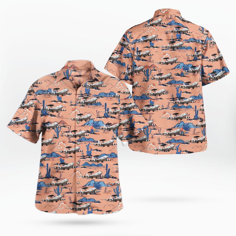 US Air Force E-3 AWACS Hawaiian Shirt