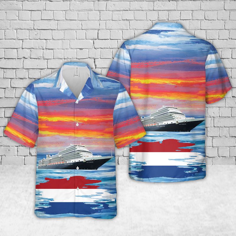 Holland America Line Cruiseship MS Rotterdam (2021) Hawaiian Shirt