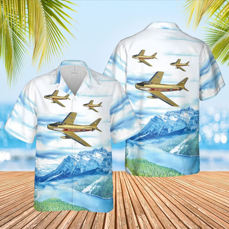 RCAF Canadair CL-13A Sabre 5 Hawaiian Shirt