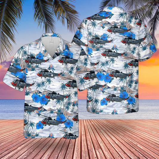 Royal Canadian Navy Sikorsky CHSS-2 Sea King CH-124 Hawaiian Shirt