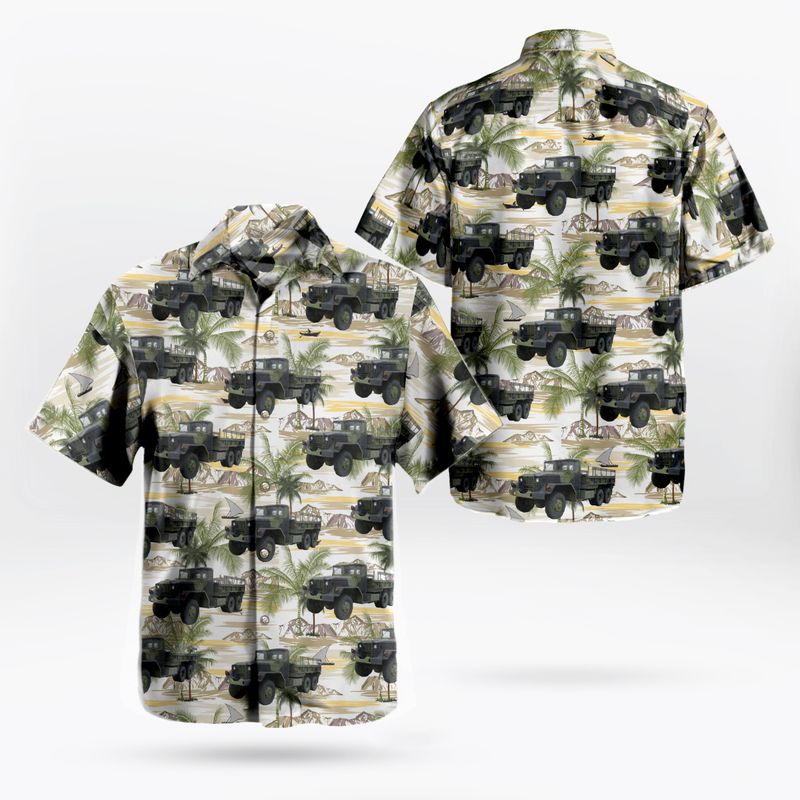 Canadian Army M809 5-ton Cargo Truck Hawaiian Shirt