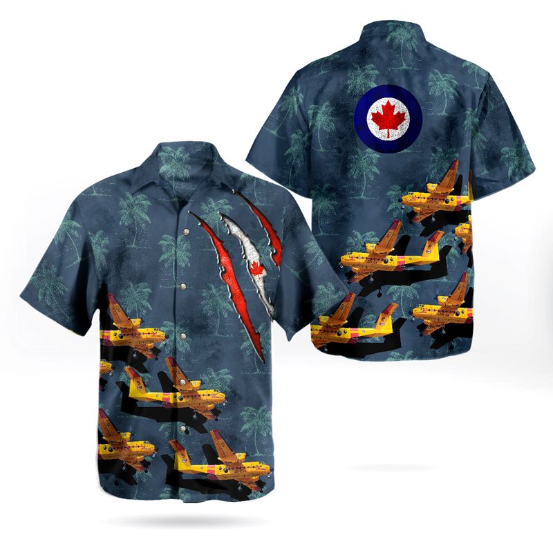 RCAF De Havilland Canada CC-115 Buffalo (DHC-5) Hawaiian Shirt