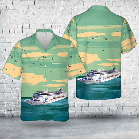 Spain Ibero Cruises Grand Mistral Hawaiian Shirt