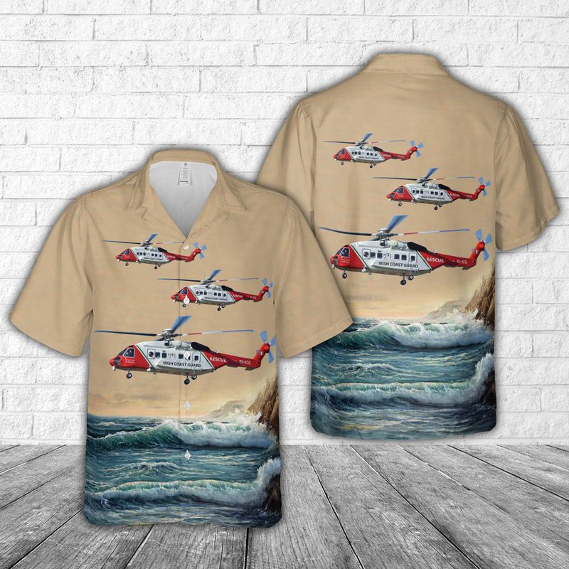 Irish Coast Guard Sikorsky S92A, EI-ICG Hawaiian Shirt