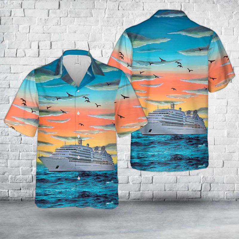 Seabourn Cruise Line MV Seabourn Odyssey cruise ship Hawaiian Shirt