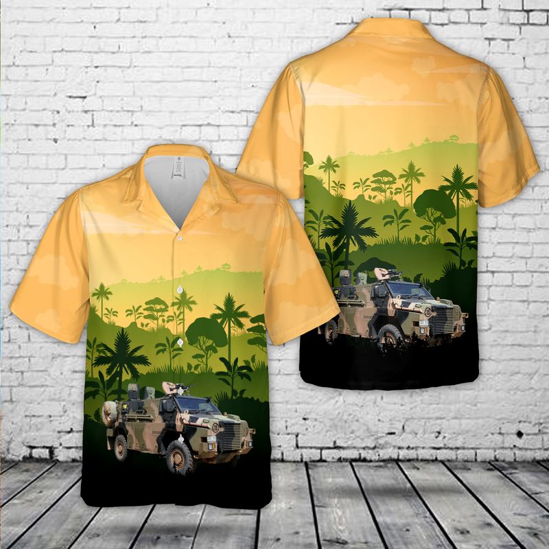 Australian Army Bushmaster Protected Mobility Vehicle (PMV) Hawaiian Shirt