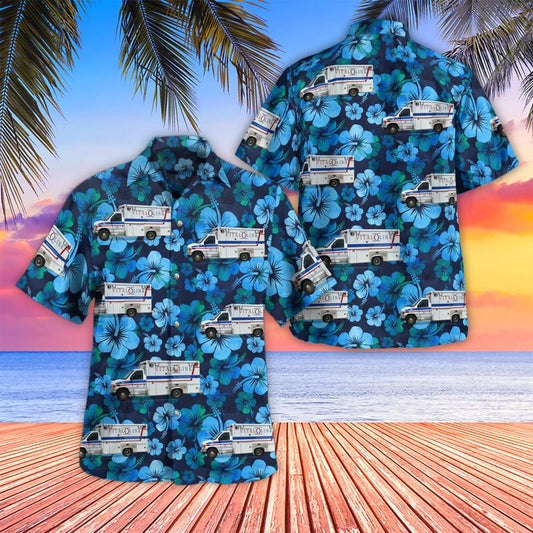 Vital Link EMS Hawaiian Shirt