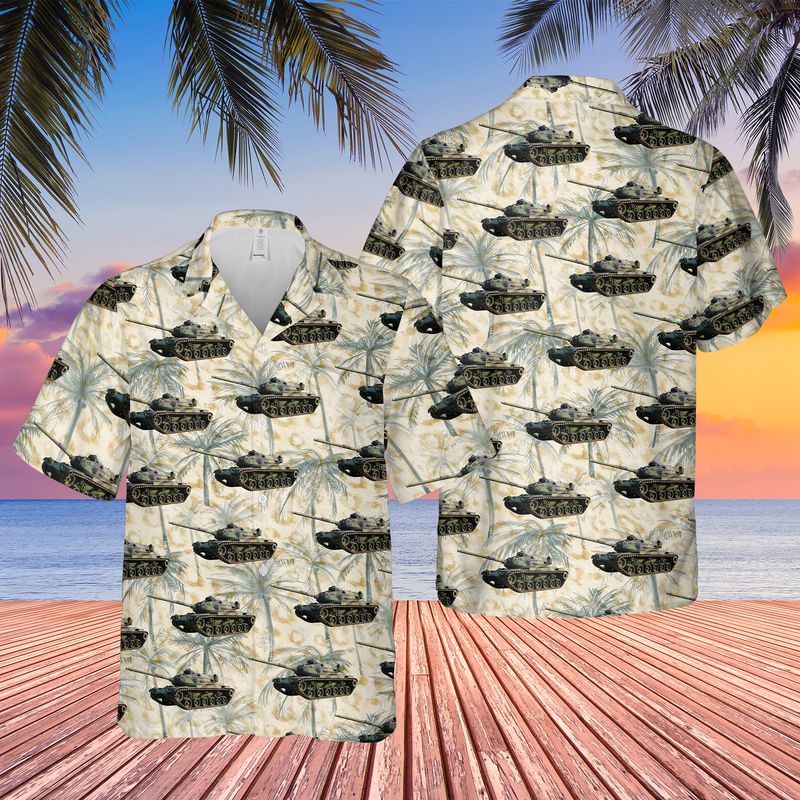 US Army M60A3 Patton Hawaiian Shirt