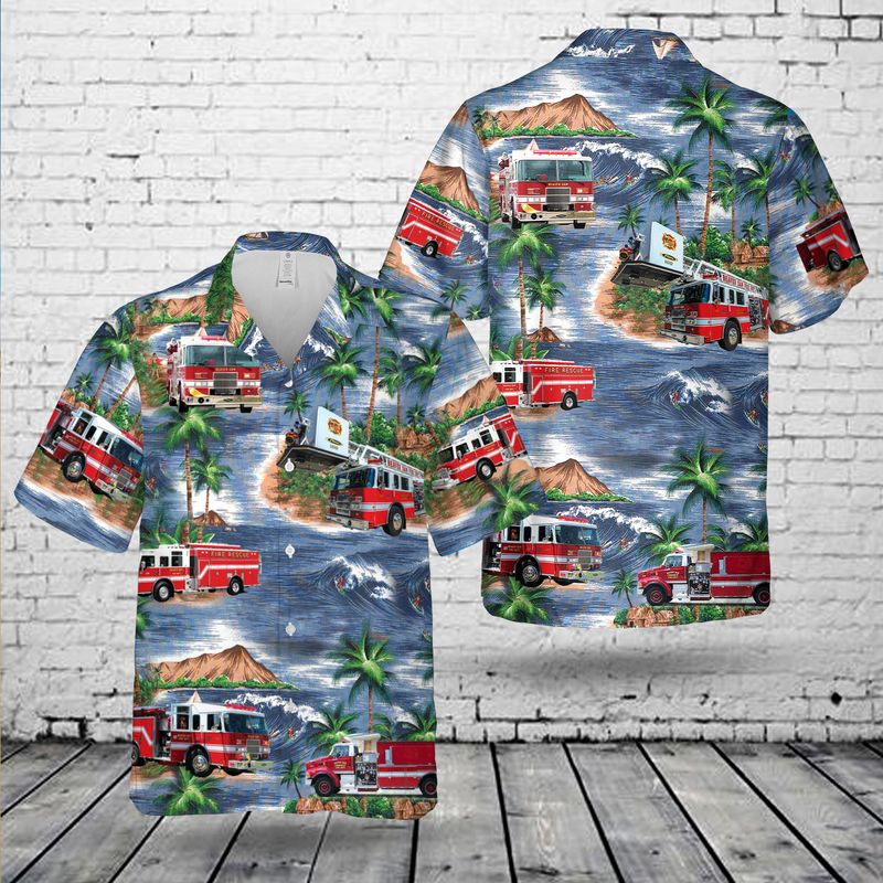 Beaver Dam Fire Department Hawaiian Shirt