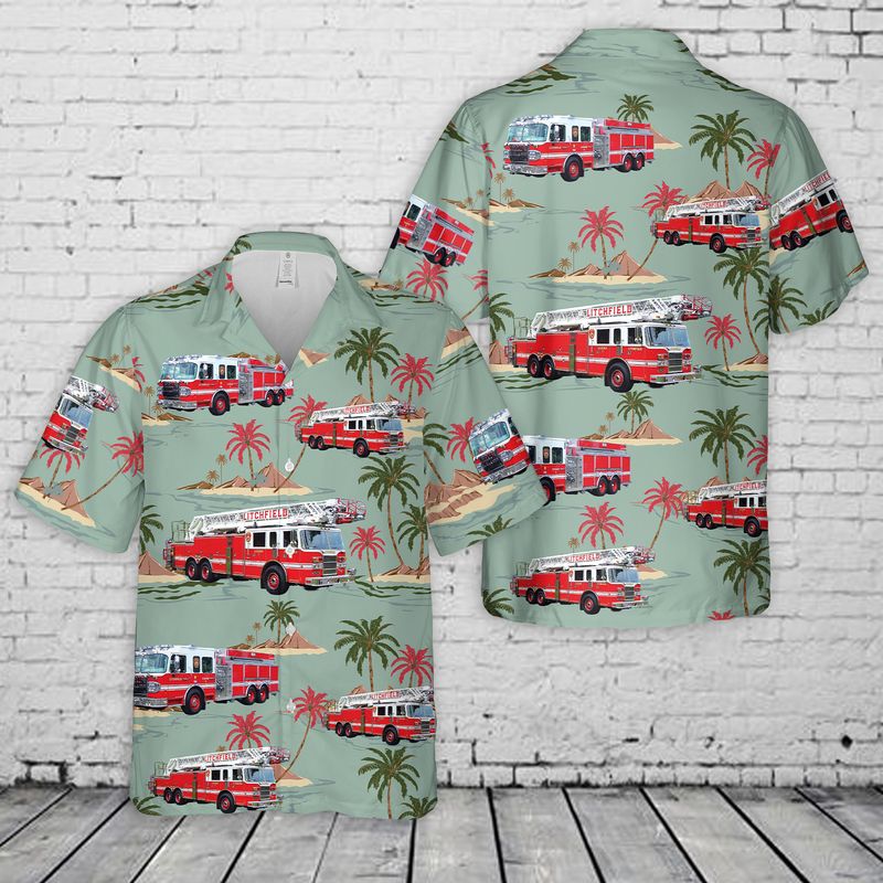 Litchfield Fire Department Hawaiian Shirt