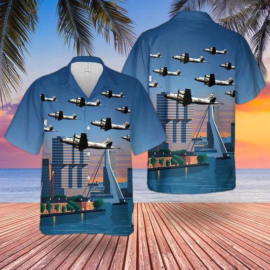 US Navy P-3B Of VP-6 Hawaiian Shirt