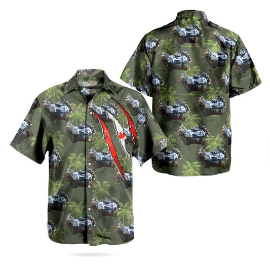 Canadian Army Unmanned Ground Vehicle UGV Hawaiian Shirt