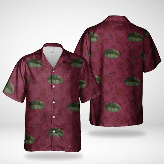 Canadian Army Parachute Parachutist Hawaiian Shirt