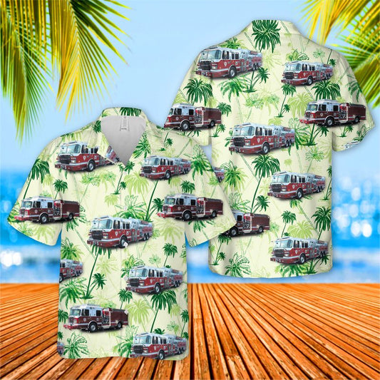 Flanders Fire Department Hawaiian Shirt