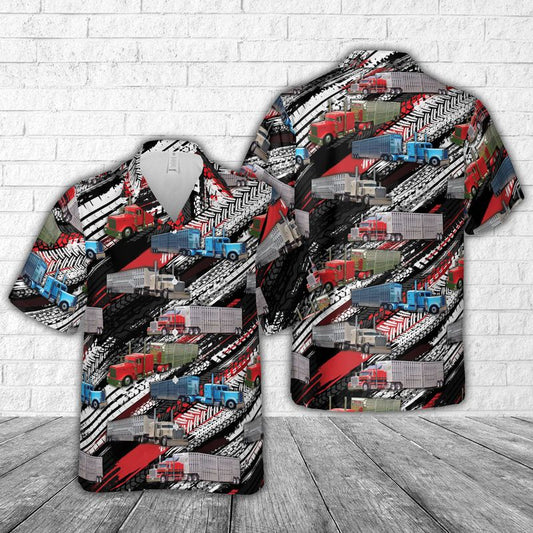 Livestock Truck Hawaiian Shirt