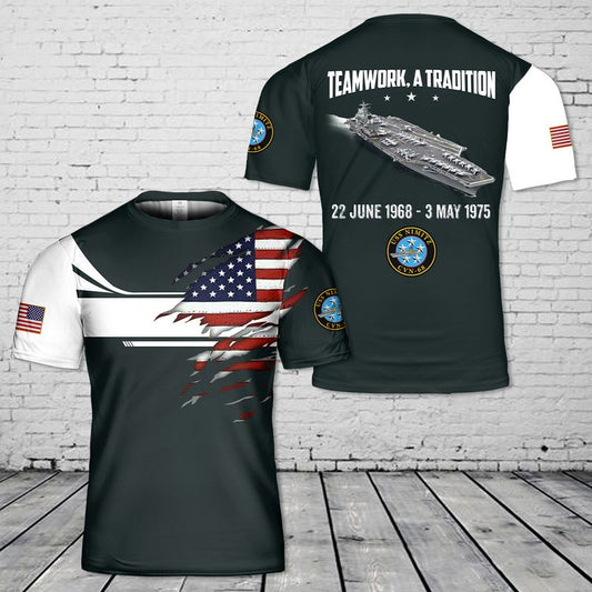 US Navy USS Nimitz (CVN-68) 3D T-shirt