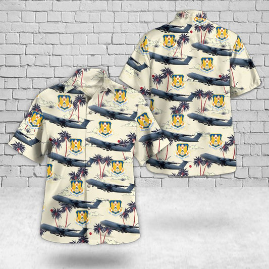 C-5A Galaxy 105th Airlift Wing New York Air National Guard Hawaiian Shirt