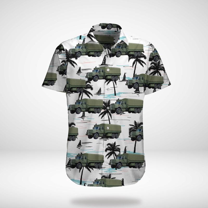 Canadian Army MSVS Medium Support Vehicle System Hawaiian Shirt