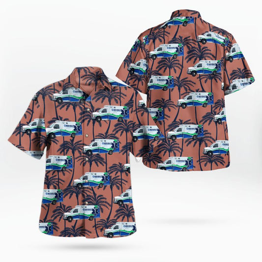 Richmond, Indiana, Reid Health EMS Hawaiian Shirt