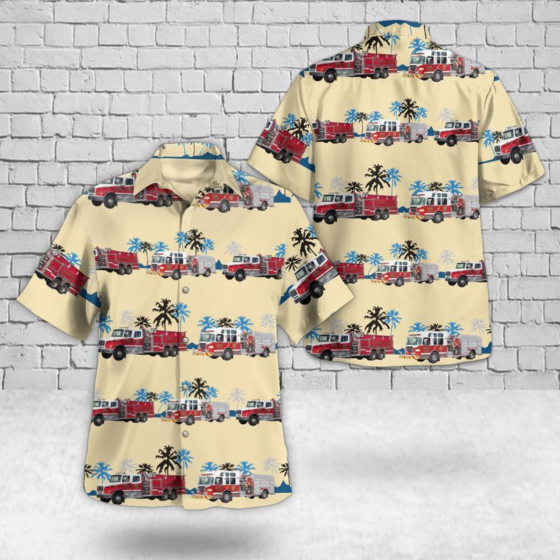 Nazareth Northampton County Pennsylvania Upper Nazareth Fire Department Hawaiian Shirt