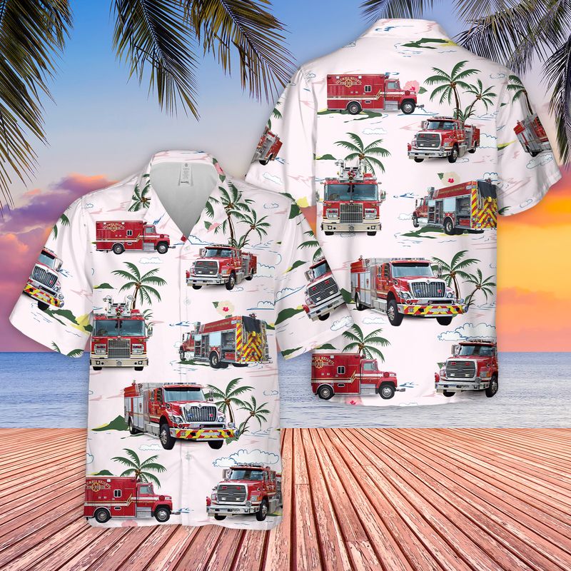 Columbia Heights Fire Department Hawaiian Shirt