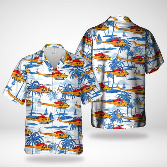 RCAF Bell CH-146 Griffon (412CF) SAR Hawaiian Shirt