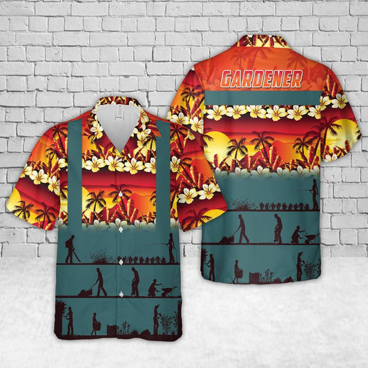 Gardener Tropical Hawaiian Shirt