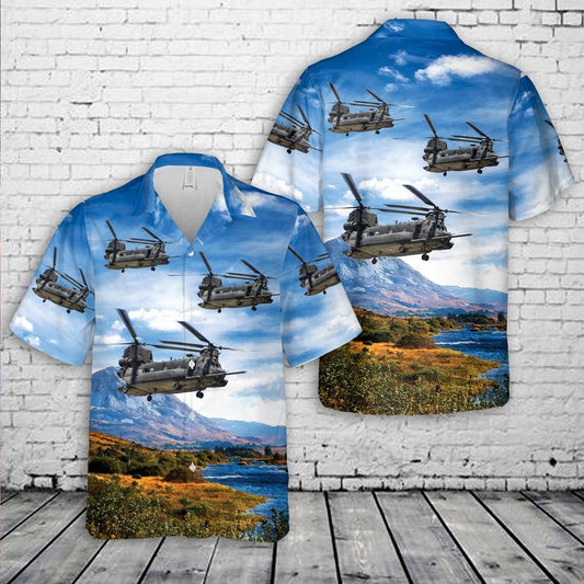 US Army 160th SOAR MH-47G Chinook Hawaiian Shirt