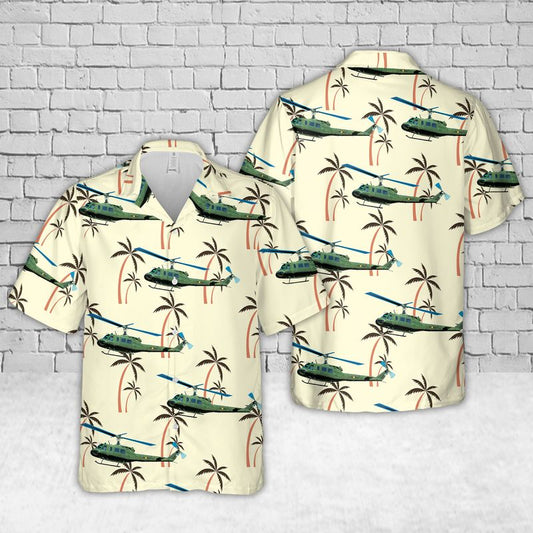 Spanish Army Bell UH-1H Iroquois (HU.10-34 / ET-214) Hawaiian Shirt