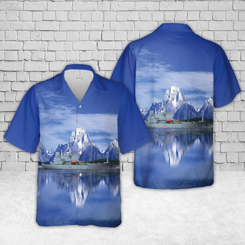 Royal Navy, HMS Scott (H131) Hawaiian Shirt