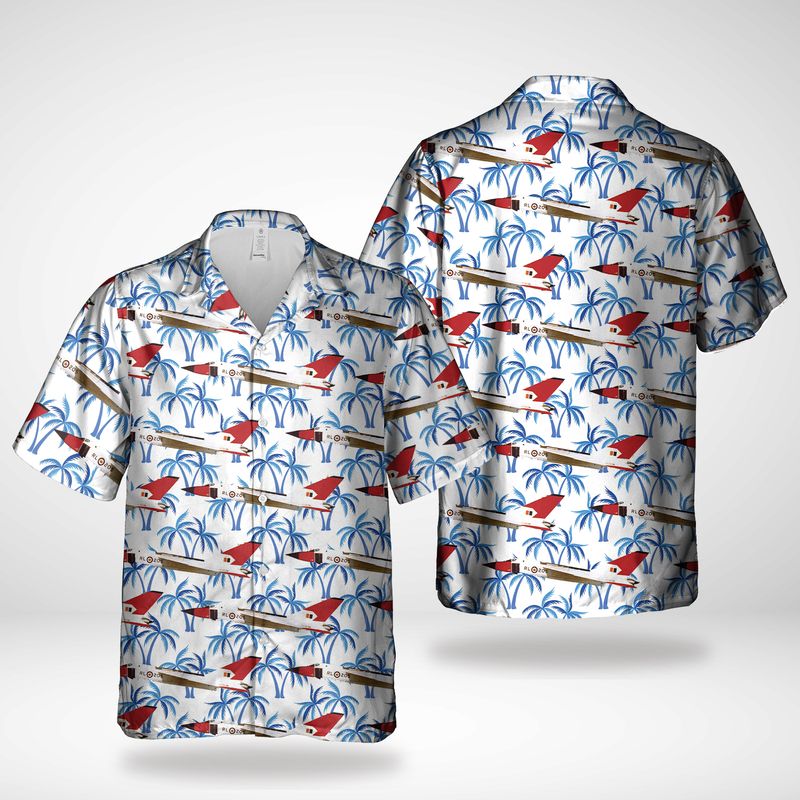 Royal Canadian Air Force Avro Canada CF-105 Arrow Hawaiian Shirt