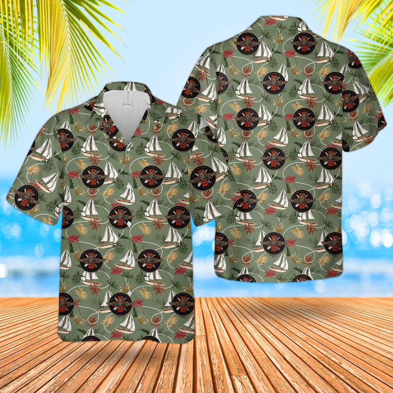 US Navy SARC Insignia Hawaiian Shirt