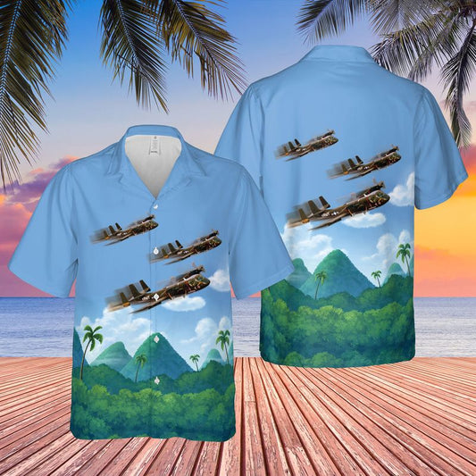 US Army OV-1A Mohawk Hawaiian Shirt