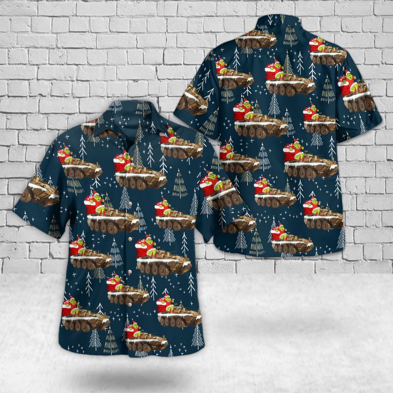 US Army LAV-25 Christmas Hawaiian Shirt