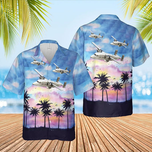 US Army AC-119G K (Shadow Stinger) Hawaiian Shirt