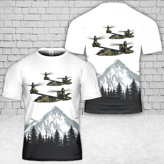 US Army Bell V-280 Valor Helicopter 3D T-shirt