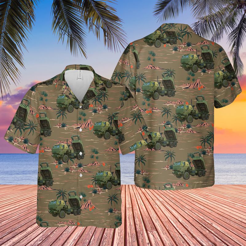 US Army M142 HIMARS 157th Field Artillery Regiment Of Colorado Army National Guard Hawaiian Shirt