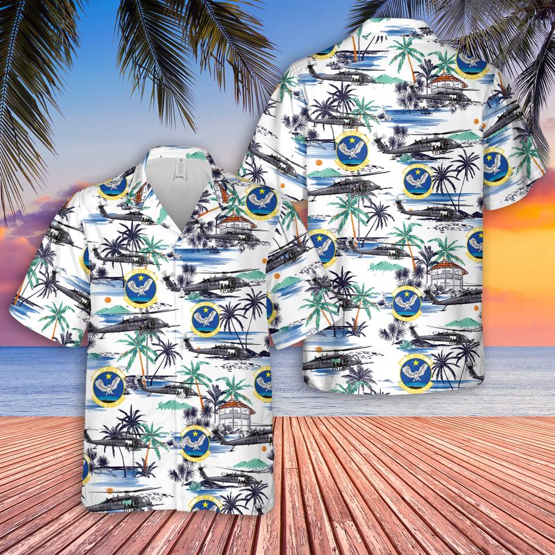 Alaska Air National Guard 210th Rescue Squadron (210 RQS) HH-60G Pave Hawk Hawaiian Shirt