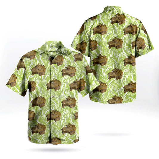 Canadian Army Light Armored Vehicle (LAV) 6.0 Hawaiian Shirt