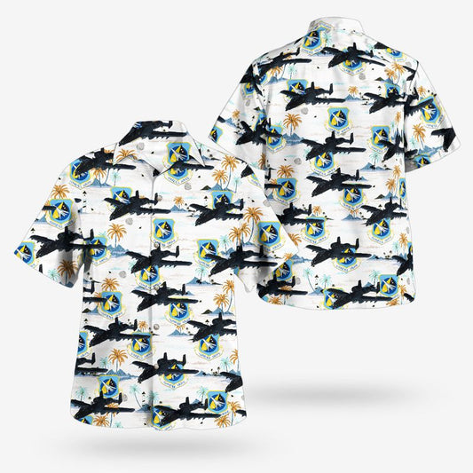 Indiana Air National Guard 122nd Fighter Wing A-10 Thunderbolt II Blacksnake Hawaiian Shirt