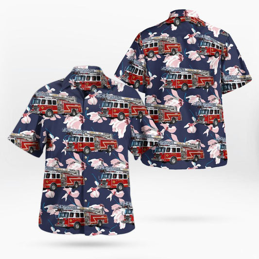 Franklin County Fire Department Illinois Hawaiian Shirt