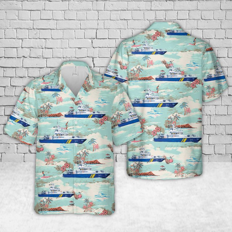 Swedish Coast Guard KBV 311 Hawaiian Shirt