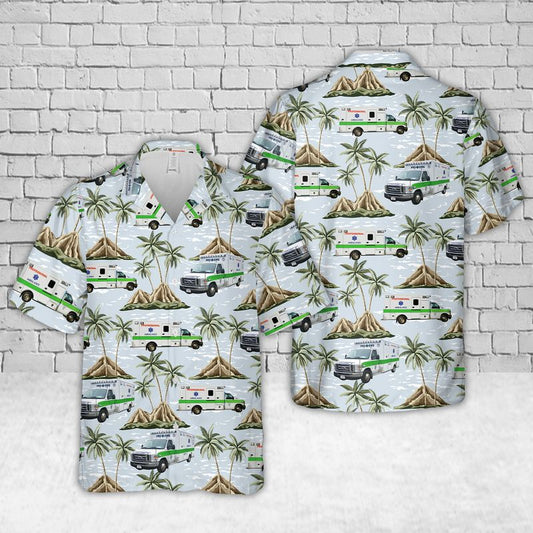 Massachusetts Pro EMS Hawaiian Shirt