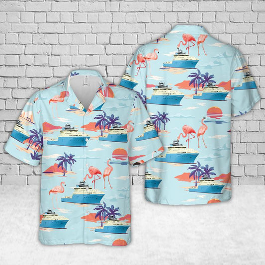 Maersk Vessel Hawaiian Shirt