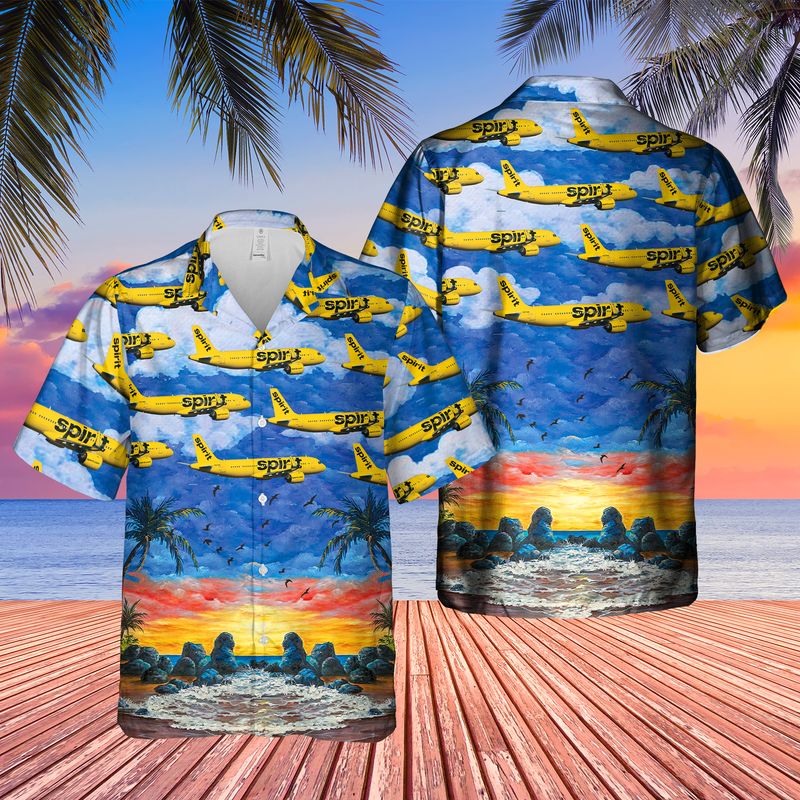 US Airlines 7 Airbus A320-271N Hawaiian Shirt