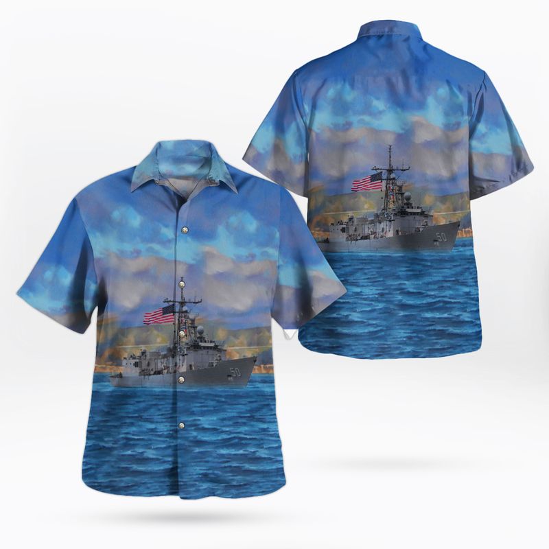 US Navy, USS Taylor (DD-468) Hawaiian Shirt